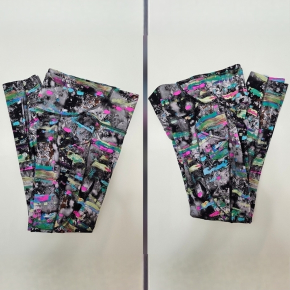🇨🇦 Lululemon Paint Drift Multi Fast & Free High-Rise Leggings with Pockets - Picture 6 of 16